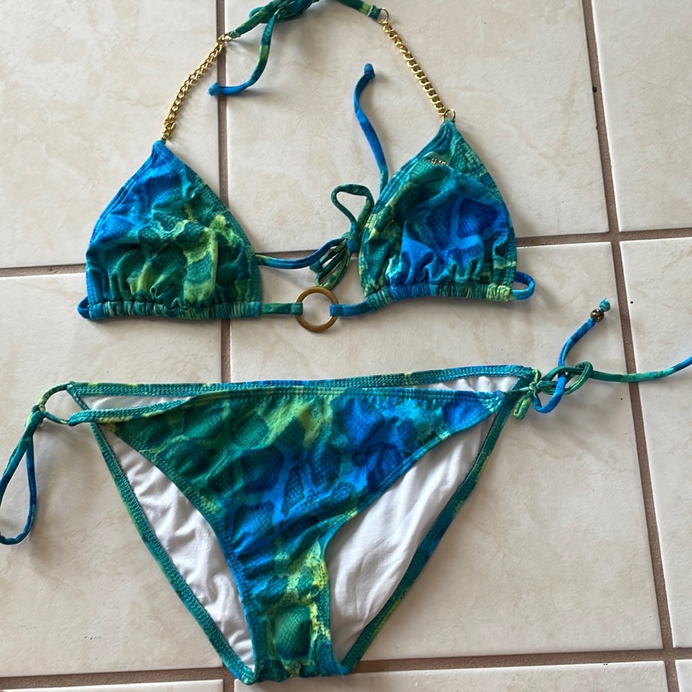 Guess bikini large semi used